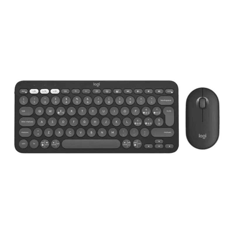 Ensemble clavier et souris sans fil élégant et écologique