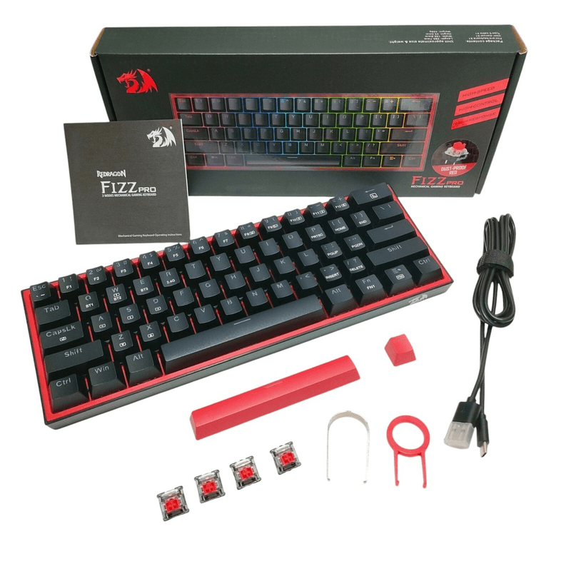 Clavier mécanique gaming filaire Redragon FIZZ K616 au format compact