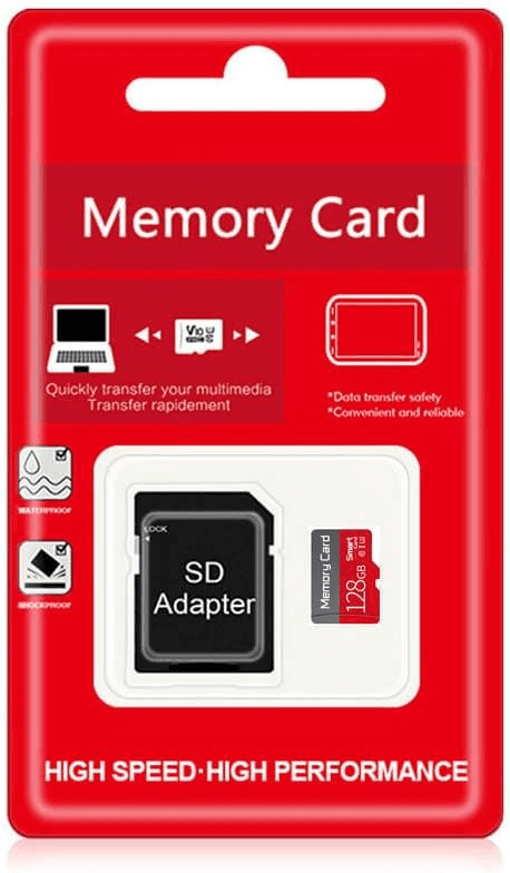 Carte mémoire microSD 128GB avec adaptateur SD