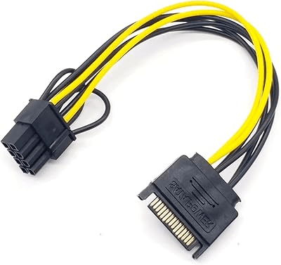 Adaptateur d’alimentation SATA vers PCIe 6 broches