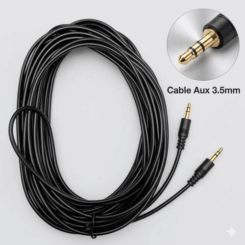 3.5mm Male to Male Stereo Audio Cable