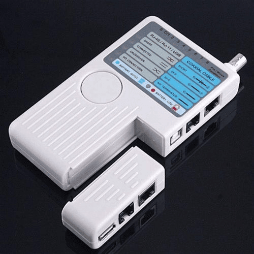 Testeur De Câble Réseau RJ45, RJ11, Câble Coaxial,USB -Remote Câble Tester 4in1