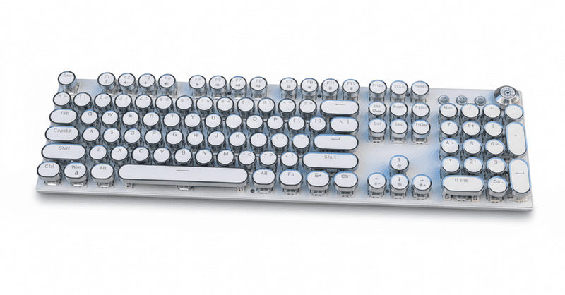 Clavier Mécanique de Jeu RS6 Rétro-éclairé au Design Classique