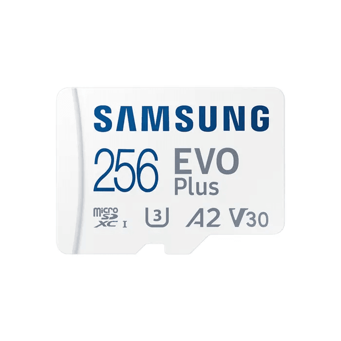 Samsung EVO Plus microSDXC 256GB avec adaptateur SD