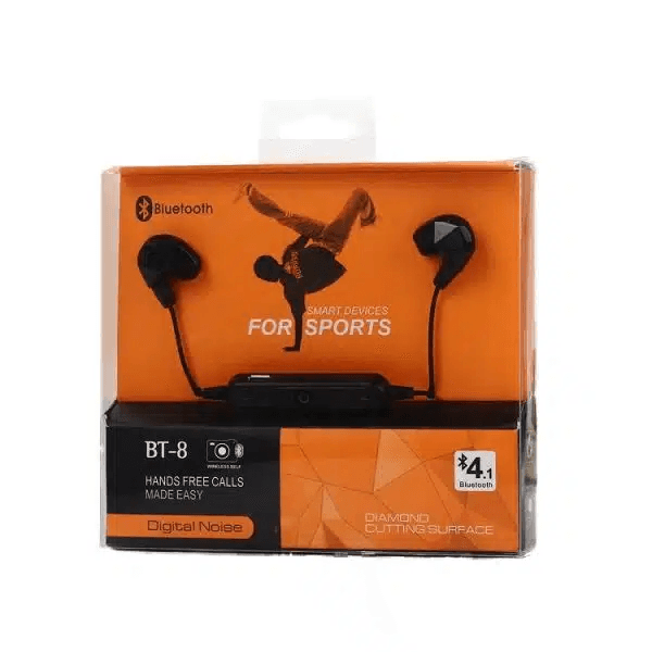 BT-8 Bluetooth Sport Earphones