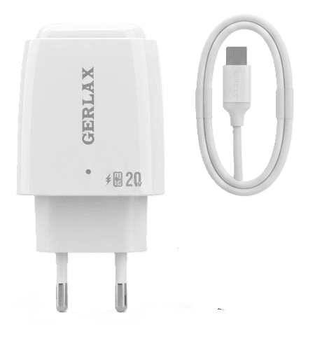 GERLAX GA-27P Chargeur Rapide 20W avec Câble