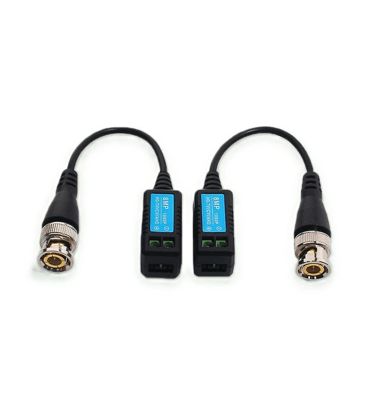 HD Video Balun Transmetteur Vidéo Haute Définition jusqu’à 600m compatible AHD HD-CVI TVI CVBS