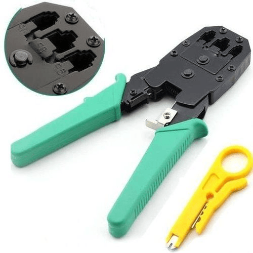Pince à sertir Câble Réseau LAN et Téléphone RJ45 RJ12 RJ11
