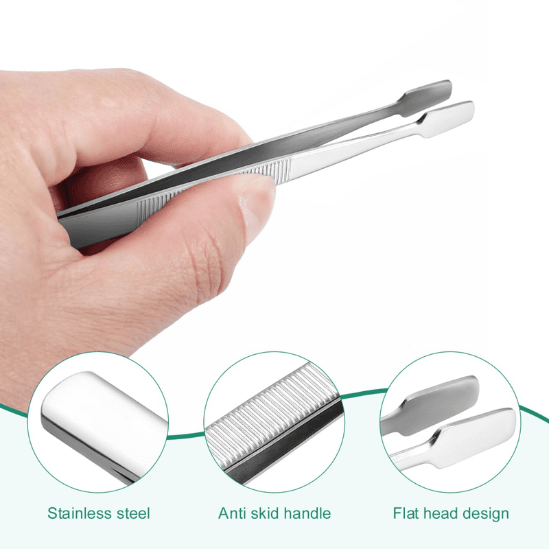 M&R wafer/flat-tip precision tweezers