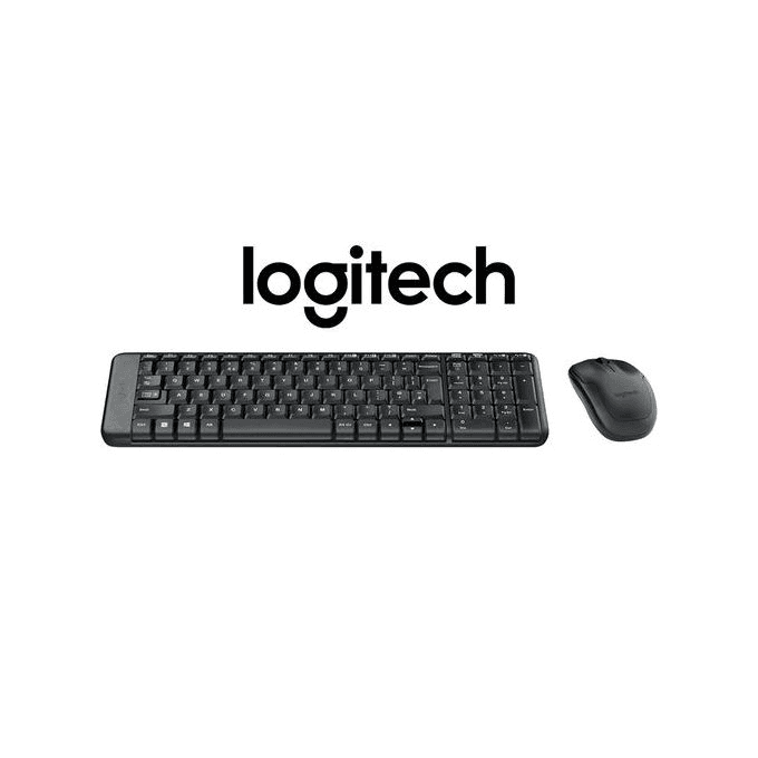 Logitech MK220 Ensemble clavier et souris sans fil compact FR