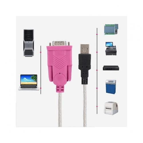 USB 2.0 to RS232 (DB9) serial converter cable (