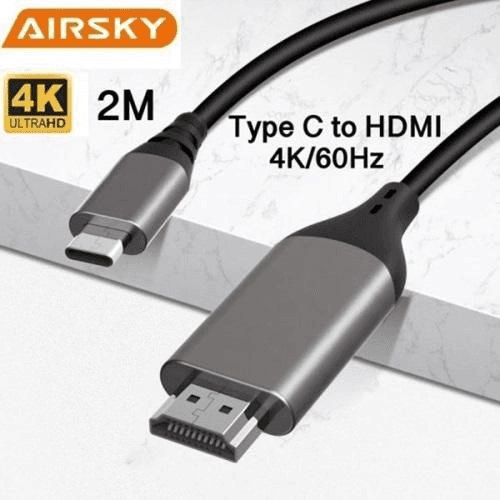 AirSky Type C to HDMI 4K 2M Cable 60Hz Hc-51