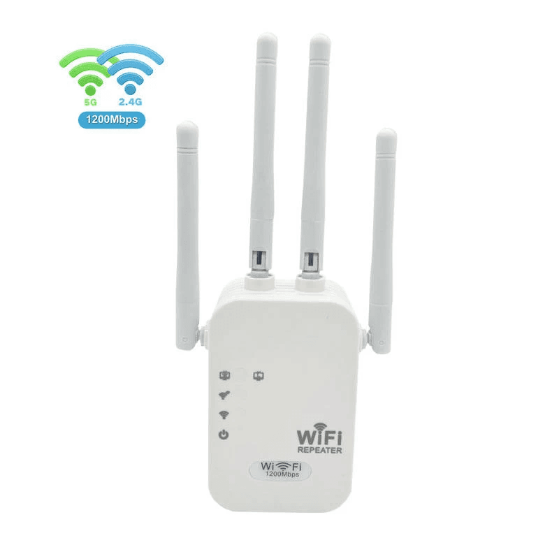 Répéteur WiFi avec prise EU et 4 antennes