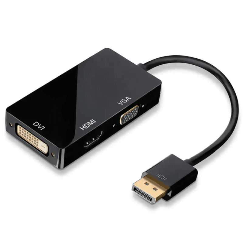 Adaptateur Displayport, DisplayPort vers HDMI-DVI-VGA