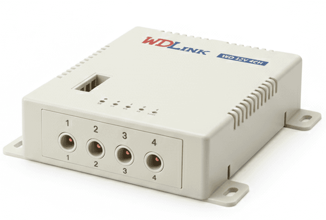 Bloc d’alimentation pour caméras de surveillance WDLink WD 12V 4CH