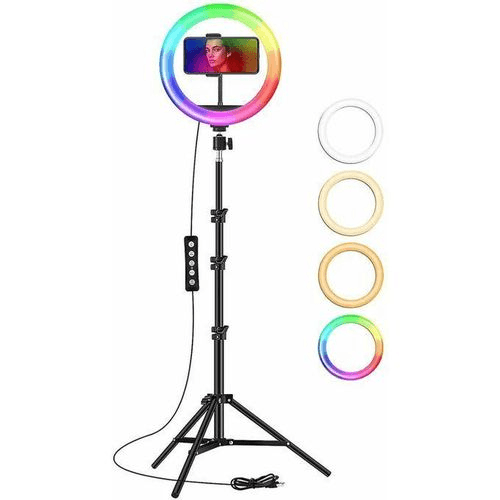 3D-36cm RGB LED Ring Light Professionel Pour Live Video Facebook instagram Tiktok
