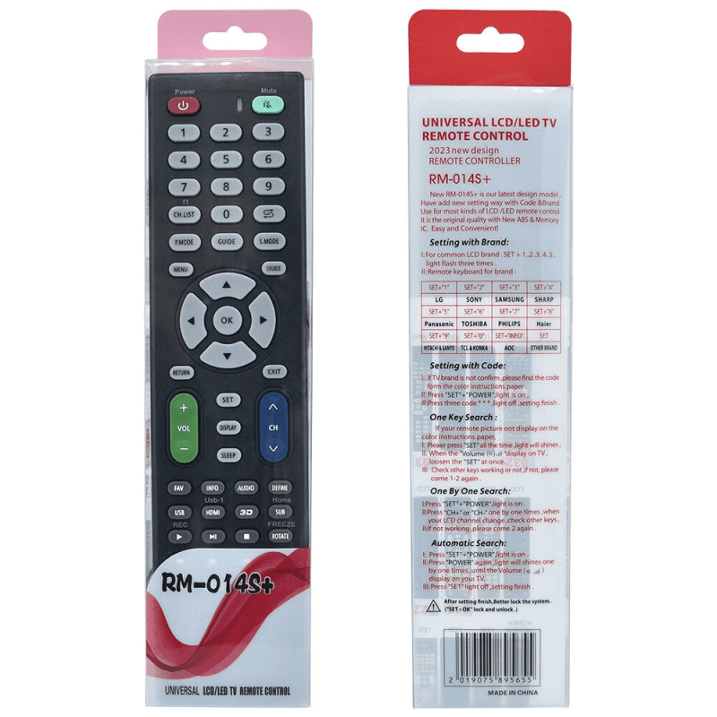 Télécommande Universelle LED LCD RM-014S RM-L1388