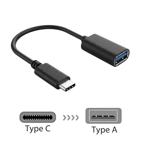 Cable OTG Type C Mâle Vers USB A 3.1 Femelle Pour Smartphone, Tablette et PC -