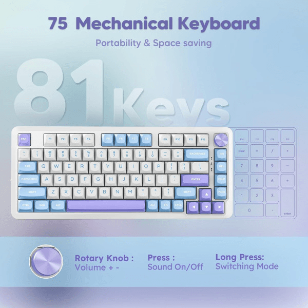 Redragon Cyrus Pro K681WBP RGB PRO Wireless