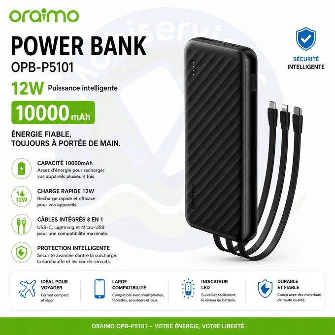 ORAIMO POWER PANK 10000