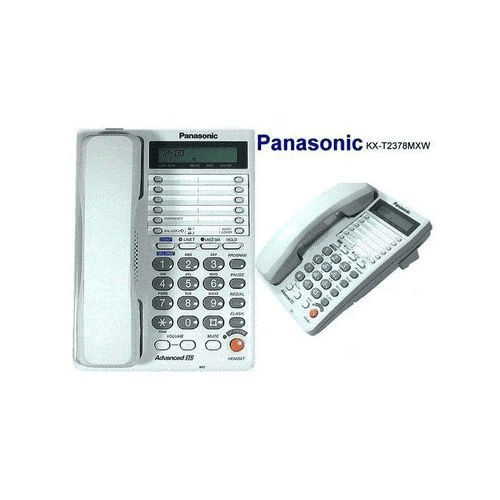 Panasonic KX-T2378MXW Téléphone Filiale professionnelle fixe à 2 lignes avec Haut
