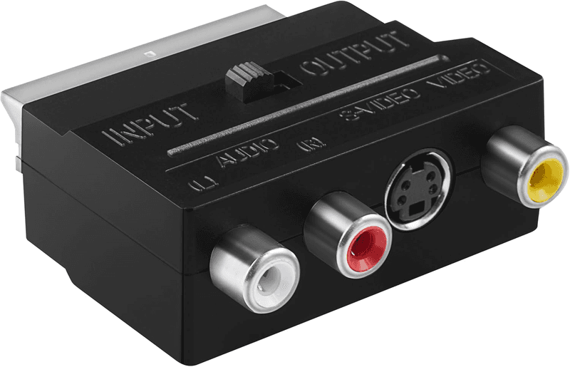 Connecteur Double Rangée Adaptateur AV RCA S-Video