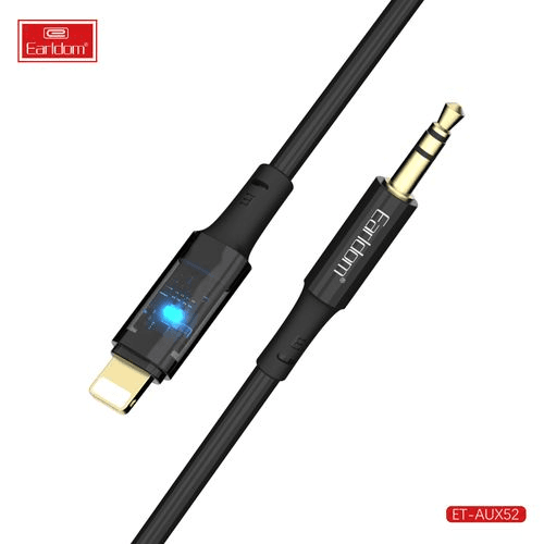 Earldom ET-AUX52 Lightning to 3.5mm Digital Audio Cable (1-meter length)