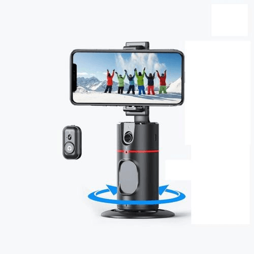 P02Stabilisateur Bureau Intelligent Suivi Visage 360 AI Rotation Auto