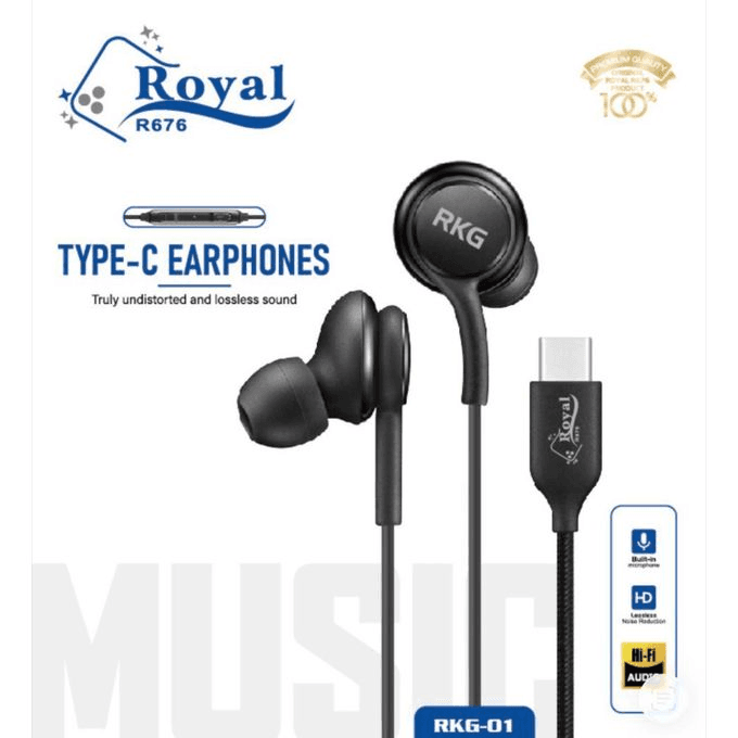Ecouteurs Type-C Royal R676