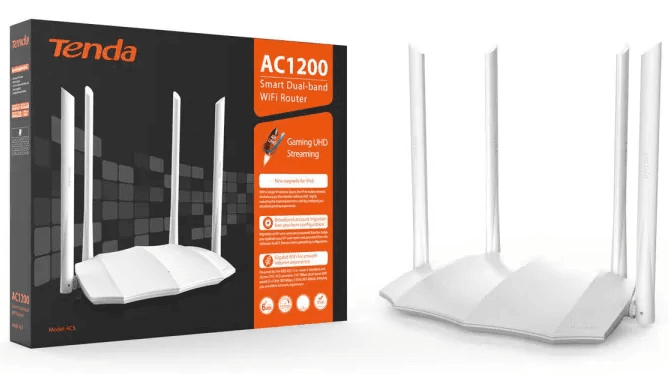 TENDA AC5 AC1200 SMART DUAL-BAND WIFI ROUTER