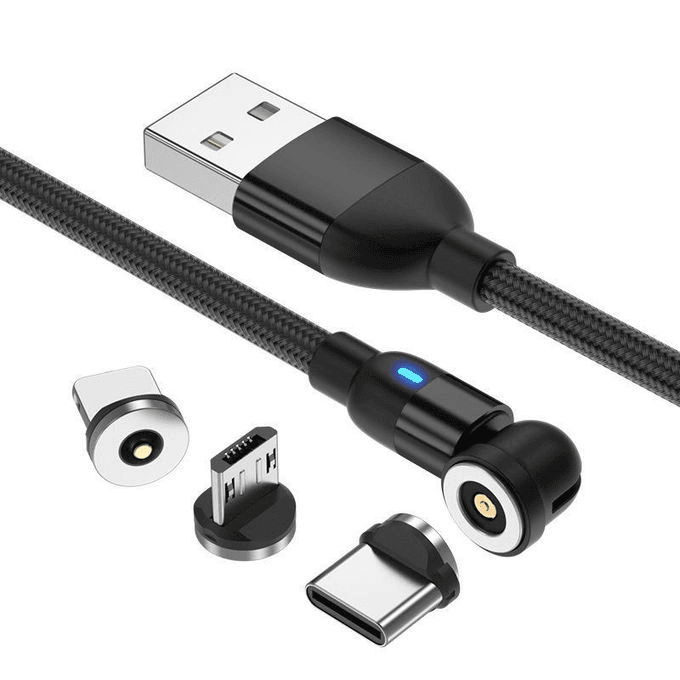 DINEX 540° Rotate Magnetic Fast Charging and Data Transmission Cable (Model DI-A22)