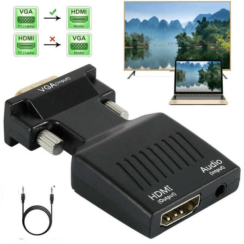 HDMI-VGA CONVERTER 5V FULL HD 1080P