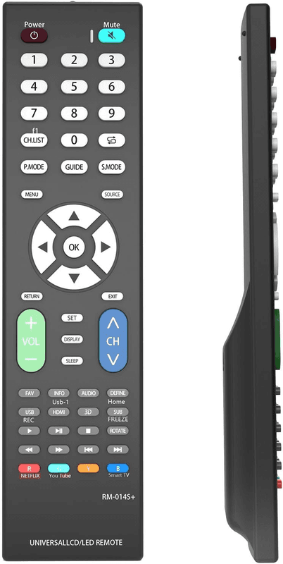 AVTC Telecommande universelle pour Tous Tv Led Lcd HD Smart TV avec programme